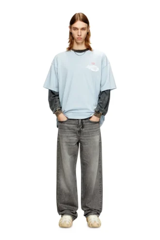 t-boxt-t23 Tricou din bumbac cu imprimeu grafic