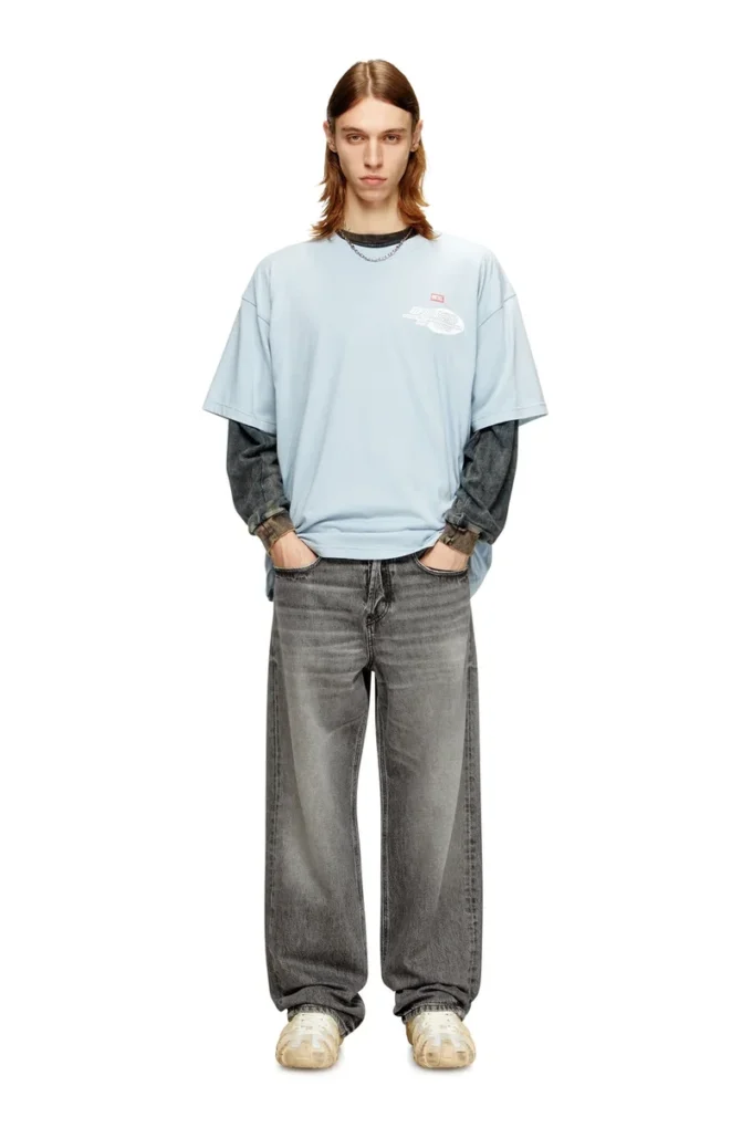 t-boxt-t23 Tricou din bumbac cu imprimeu grafic t-boxt-t23 Tricou din bumbac cu imprimeu grafic