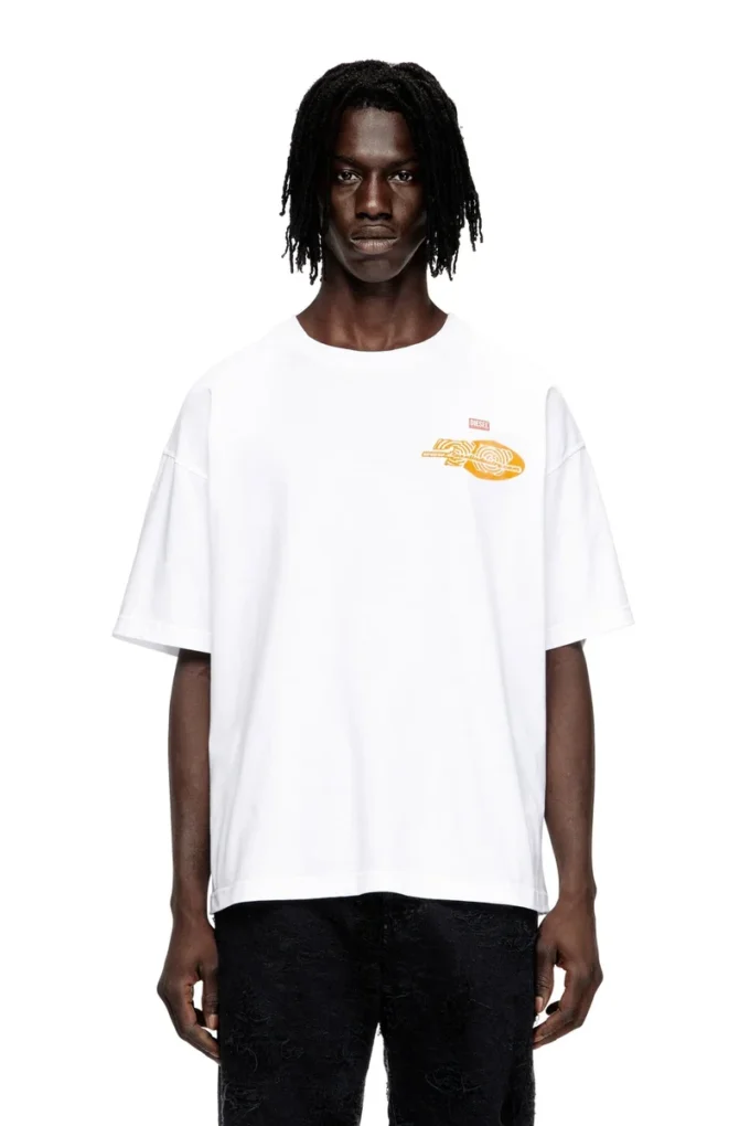 t-boxt-t23 Tricou din bumbac cu imprimeu grafic t-boxt-t23 Tricou din bumbac cu imprimeu grafic