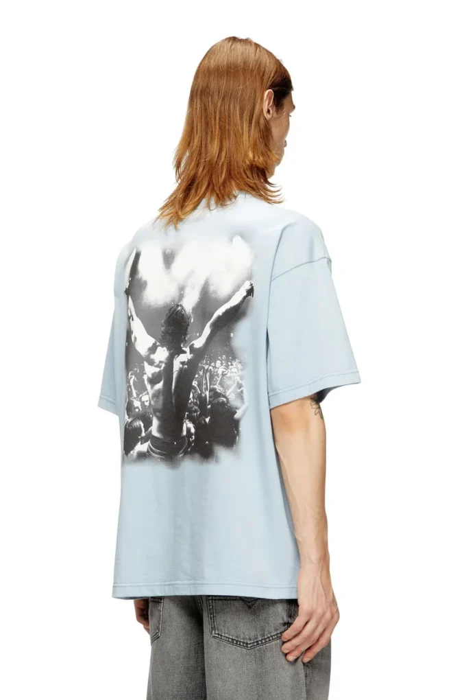 t-boxt-t23 Tricou din bumbac cu imprimeu grafic t-boxt-t23 Tricou din bumbac cu imprimeu grafic