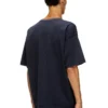 t-boxt-t5 Tricou din bumbac cu imprimeu oval D