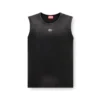 t-brico-new Tricou fără mâneci decolorat cu decupaj oval D