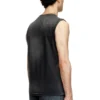 t-brico-new Tricou fără mâneci decolorat cu decupaj oval D