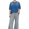t-craoxt Tricou din bumbac cu cusături overlock contrastante
