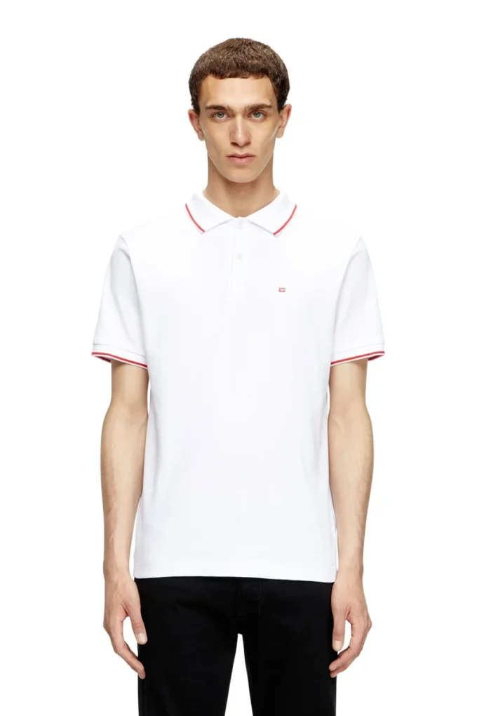 t-ferry-microdiv Tricou polo cu broderie micro Diesel