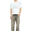 t-gaspard-ihbj Tricou cu imprimeu grafic decolorat