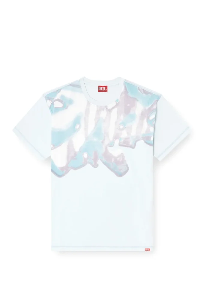 t-gaspard-ihbj Tricou cu imprimeu grafic decolorat