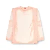 t-hassan-ls-a Tricou din nailon cu mâneci lungi și imprimeu cu versuri