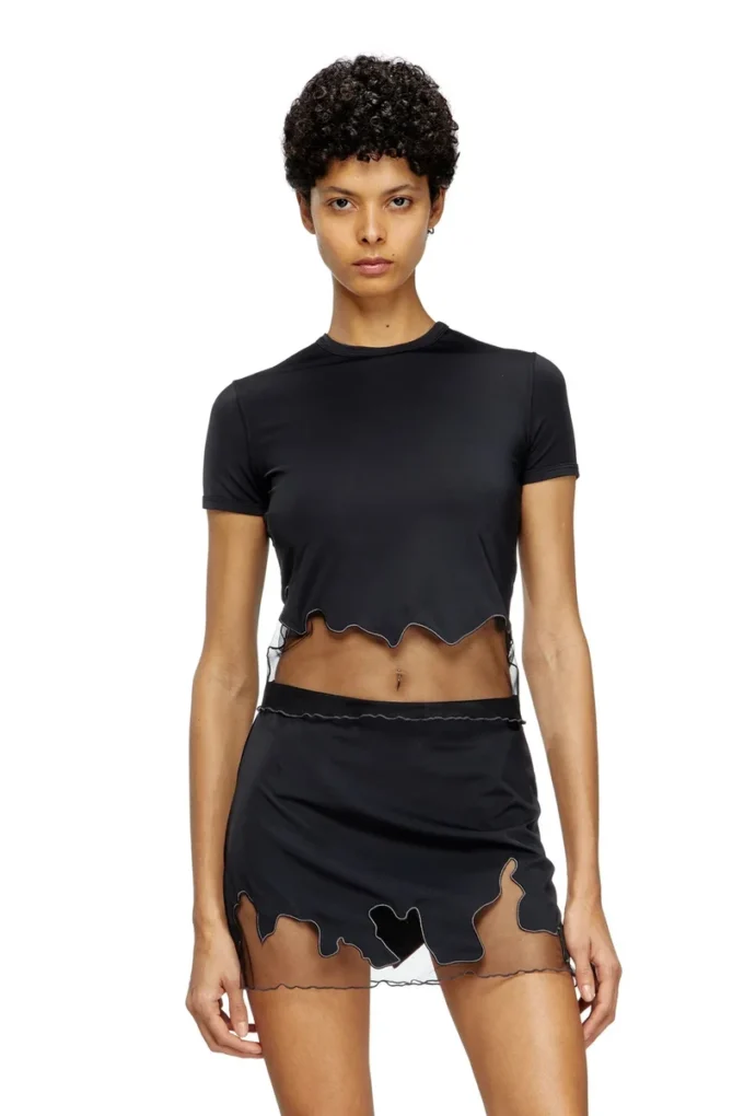 t-inlay-r1 Tricou din nailon cu inserție din tul