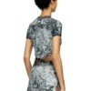 t-inlay Tricou din nailon cu imprimeu heraldic