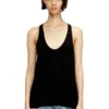 t-ipsya-lkds Tricou cu nervuri și decupaj oval