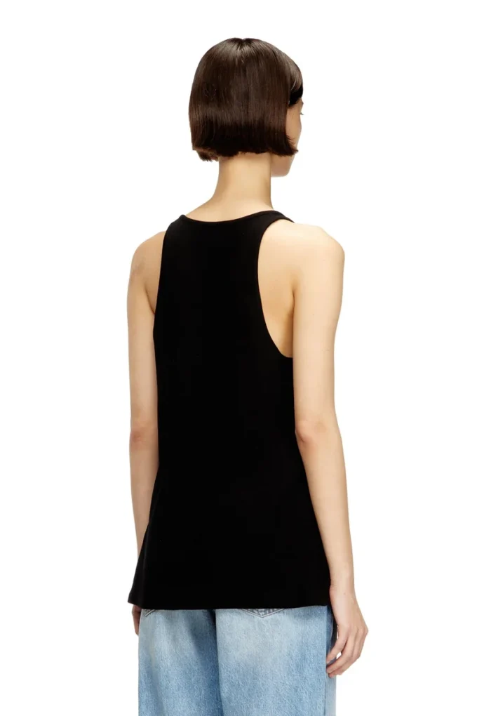 t-ipsya-lkds Tricou cu nervuri și decupaj oval