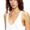 t-ipsya-lkds Tricou cu nervuri și decupaj oval