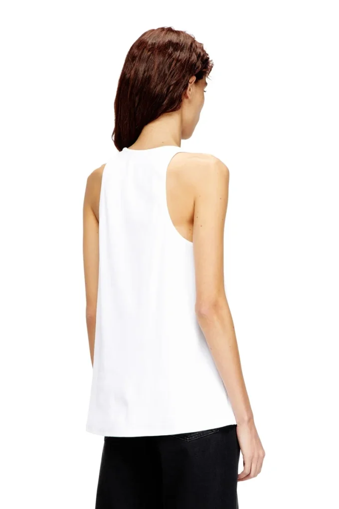 t-ipsya-lkds Tricou cu nervuri și decupaj oval