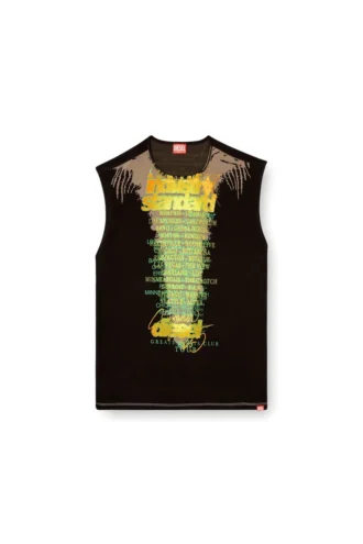t-isak-a Tricou fără mâneci cu imprimeu cu versuri