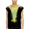 t-isak-a Tricou fără mâneci cu imprimeu cu versuri