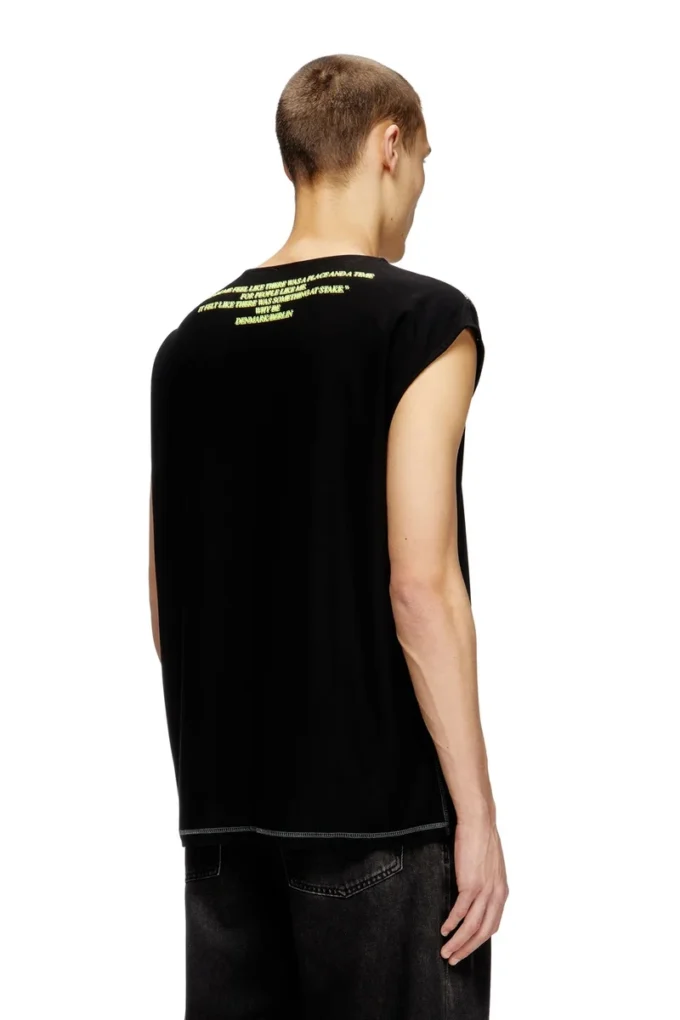 t-isak-a Tricou fără mâneci cu imprimeu cu versuri