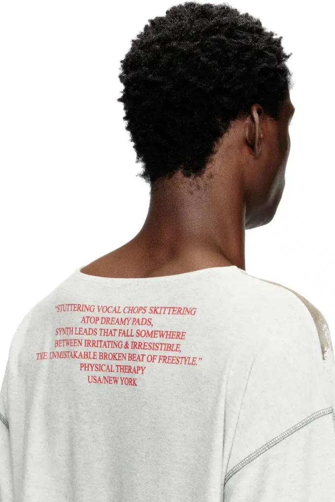 t-jerry-b Tricou cu mâneci lungi și imprimeu cu versuri