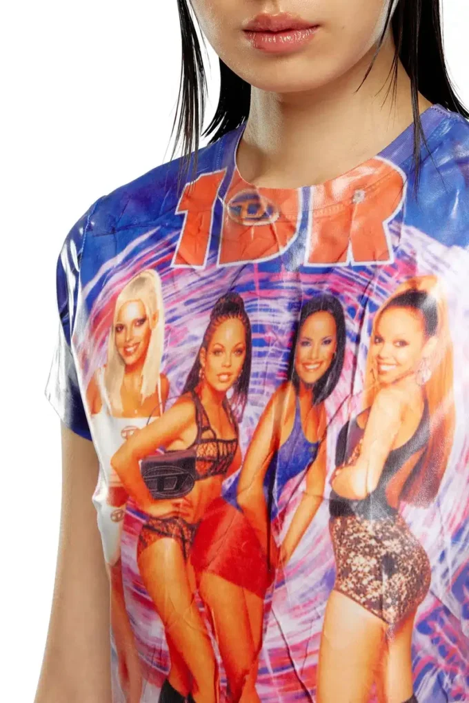 t-jodie Tricou cu imprimeu Diesel film creț