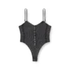 t-ley Body tanga din tricou cu nervuri marmorat