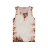 t-lifty-burn-art Tricou din tul cu imprimeu din plastic ars