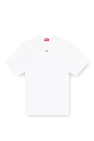 t-madjust-tr Tricou obișnuit cu guler rotund și Oval D