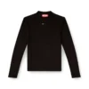 t-mokky-ls-microdiv Tricou cu guler înalt și logo micro t-mokky-ls-microdiv Tricou cu guler înalt și logo micro