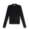 t-mokky-ls-microdiv Tricou cu guler înalt și nervuri