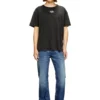 t-norm-iod Tricou din bumbac ușor, cu logo metalic Oval D