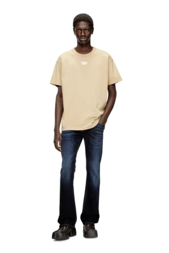 t-norm-iod Tricou din bumbac ușor, cu logo metalic Oval D