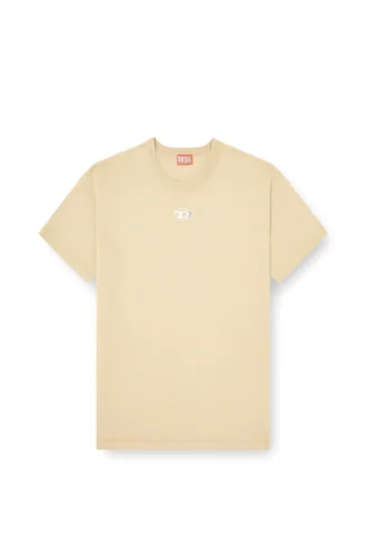 t-norm-iod Tricou din bumbac ușor, cu logo metalic Oval D