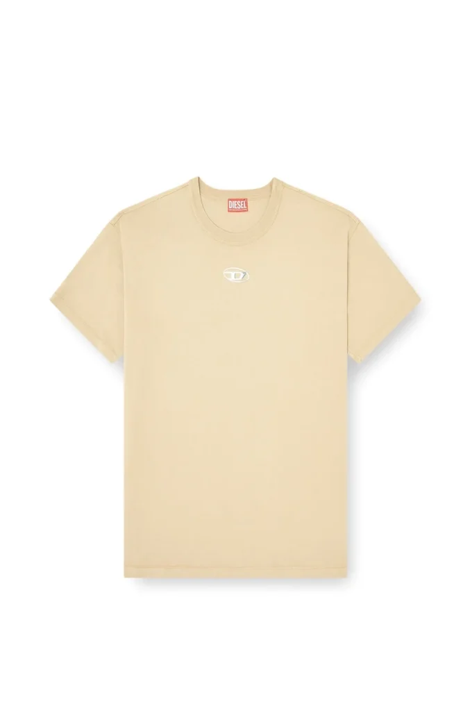 t-norm-iod Tricou din bumbac ușor, cu logo metalic Oval D t-norm-iod Tricou din bumbac ușor, cu logo metalic Oval D