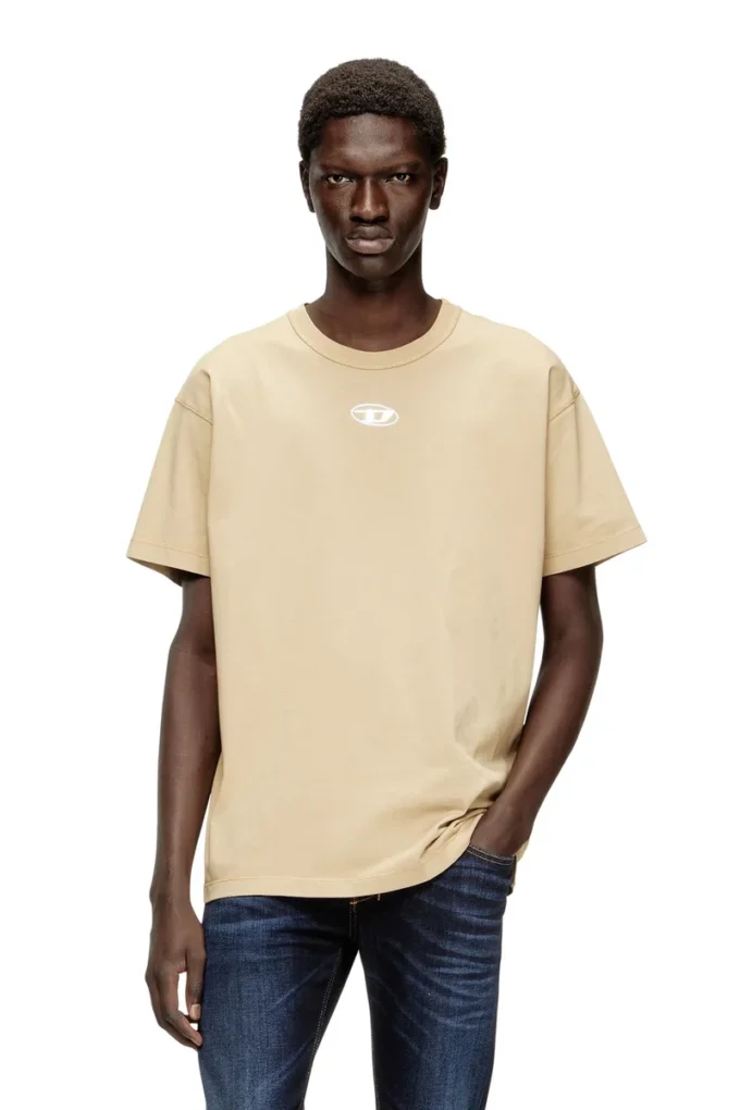 t-norm-iod Tricou din bumbac ușor, cu logo metalic Oval D t-norm-iod Tricou din bumbac ușor, cu logo metalic Oval D