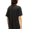 t-norm-iod Tricou din bumbac ușor, cu logo metalic Oval D