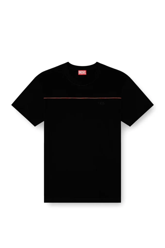t-norm-piping Tricou cu bordură contrastantă t-norm-piping Tricou cu bordură contrastantă