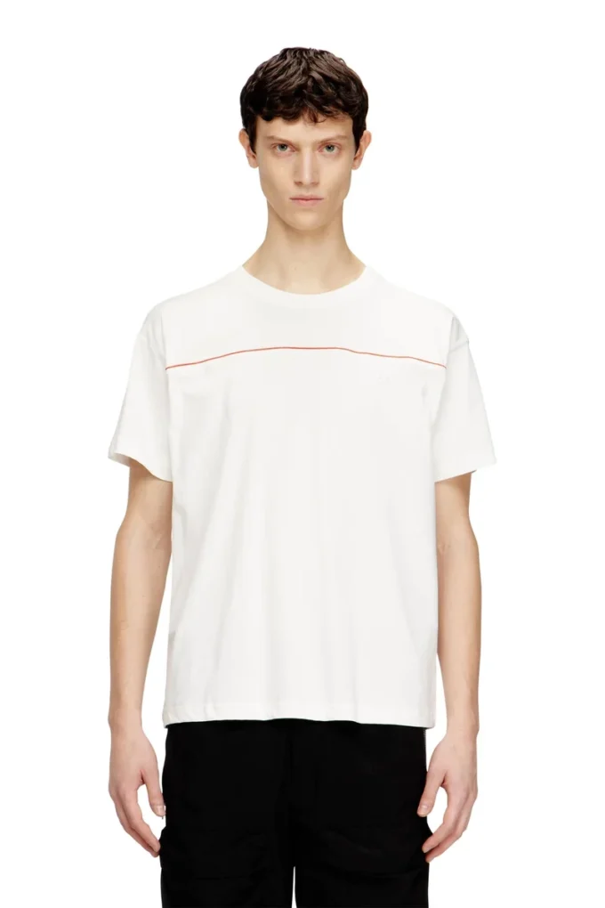 t-norm-piping Tricou cu bordură contrastantă t-norm-piping Tricou cu bordură contrastantă