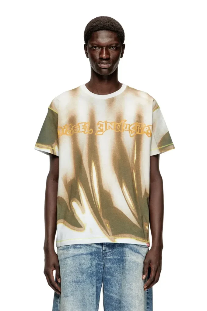 t-norm-show Tricou cu imprimeu graffiti t-norm-show Tricou cu imprimeu graffiti