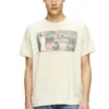 t-norm-t2 Tricou cu slogan și spălare burnout t-norm-t2 Tricou cu slogan și spălare burnout