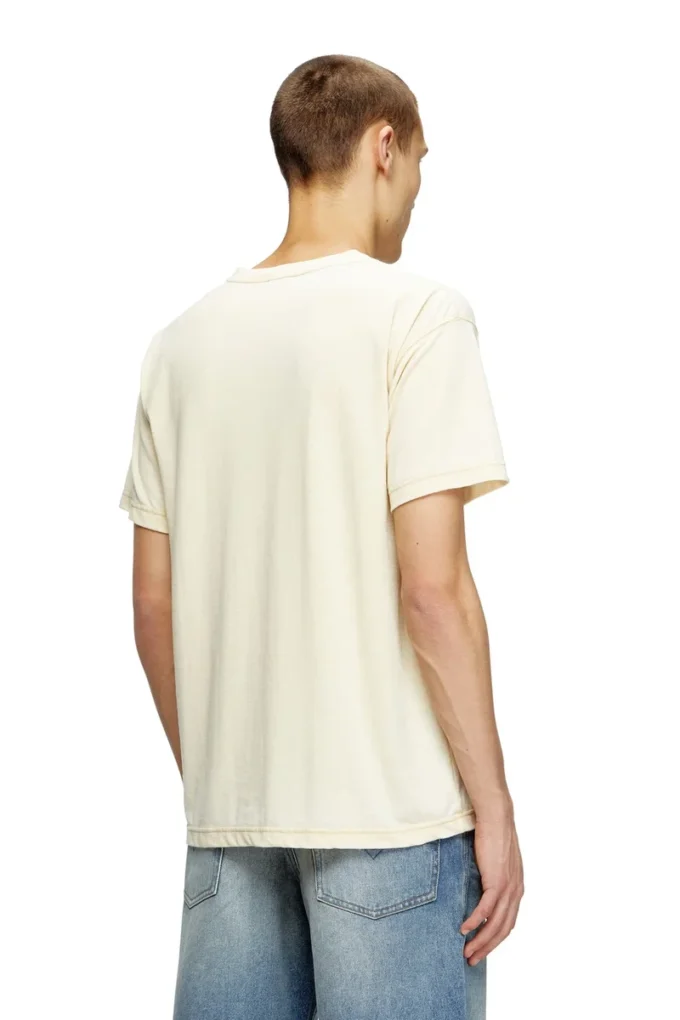 t-norm-t2 Tricou cu slogan și spălare burnout t-norm-t2 Tricou cu slogan și spălare burnout