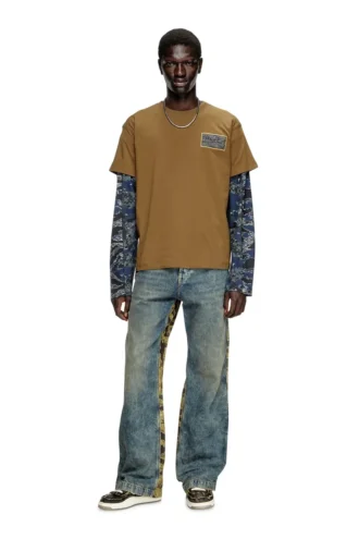 t-norm-t3 Tricou cu patch logo camuflaj