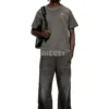 t-norm-t7 Tricou din bumbac cu guler rotund și imprimeu t-norm-t7 Tricou din bumbac cu guler rotund și imprimeu