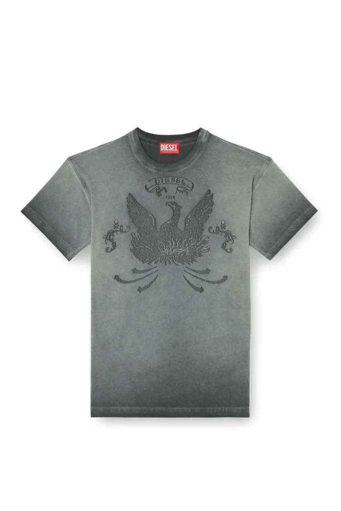 t-norm-t9 Tricou cu phoenix devoré t-norm-t9 Tricou cu phoenix devoré