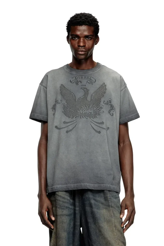 t-norm-t9 Tricou cu phoenix devoré t-norm-t9 Tricou cu phoenix devoré