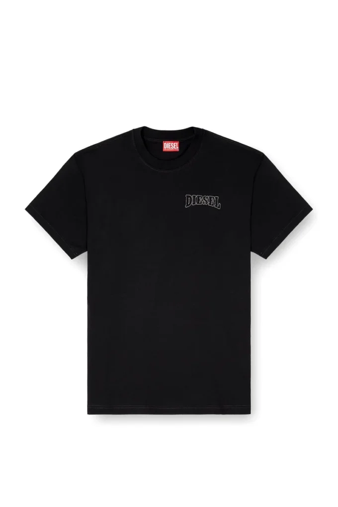 t-norm-v16 Tricou din bumbac cu broderie Diesel t-norm-v16 Tricou din bumbac cu broderie Diesel