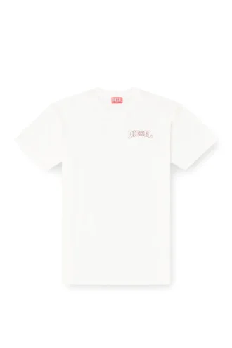 t-norm-v16 Tricou din bumbac cu broderie Diesel
