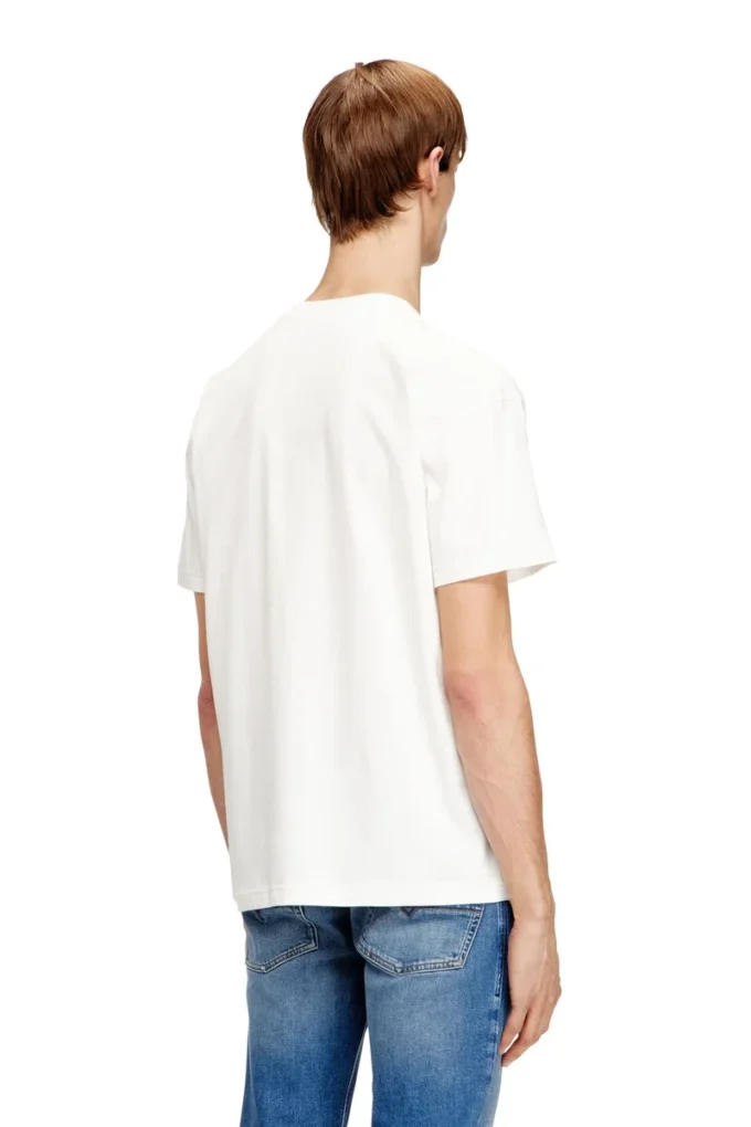 t-norm-v16 Tricou din bumbac cu broderie Diesel t-norm-v16 Tricou din bumbac cu broderie Diesel