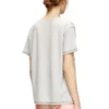 t-normac Tricou cu guler rotund și imprimeu cu versuri t-normac Tricou cu guler rotund și imprimeu cu versuri