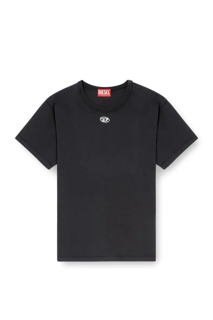 t-normy-od-s1 Tricou din bumbac cu Oval D metalic t-normy-od-s1 Tricou din bumbac cu Oval D metalic