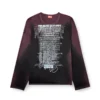t-olavi-aa Tricou cu mâneci lungi din jersey tehnic cu imprimeu cu versuri