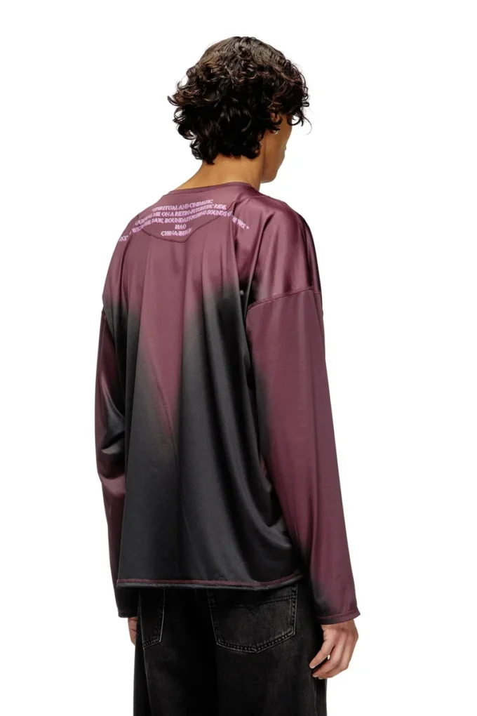 t-olavi-aa Tricou cu mâneci lungi din jersey tehnic cu imprimeu cu versuri